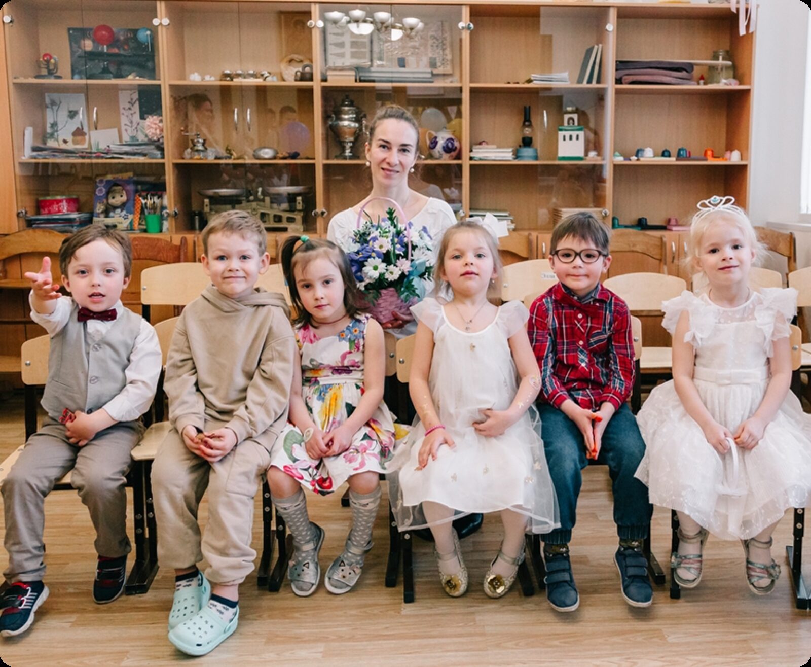 Занятие в группе 4 лет